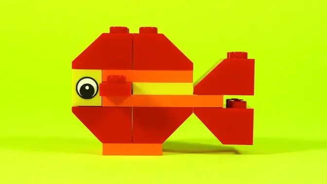 simple lego fish