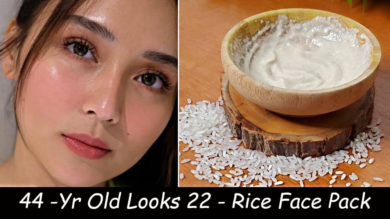 Japanese Rice Face Pack for GLASS Skin & Wrinkles Skin Whitening