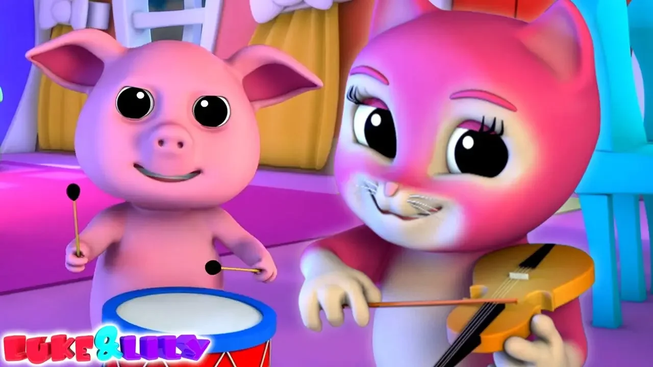 Hey Diddle Diddle Dumpling + More Baby Song And Cartoon Videos by Luke And Lily