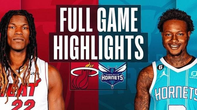 Miami Heat vs. Charlotte Hornets Full Game Highlights | Jan 29 | 2022-2023 NBA Season