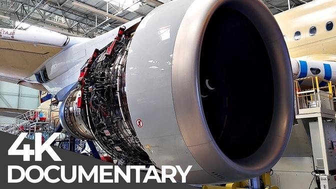 Giant Aircraft_ Manufacturing an Airbus A350 _ Mega Manufacturing _ Free Documentary.