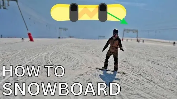 LEARN HOW TO SNOWBOARD IN 15 MINUTES (complete walk-through)