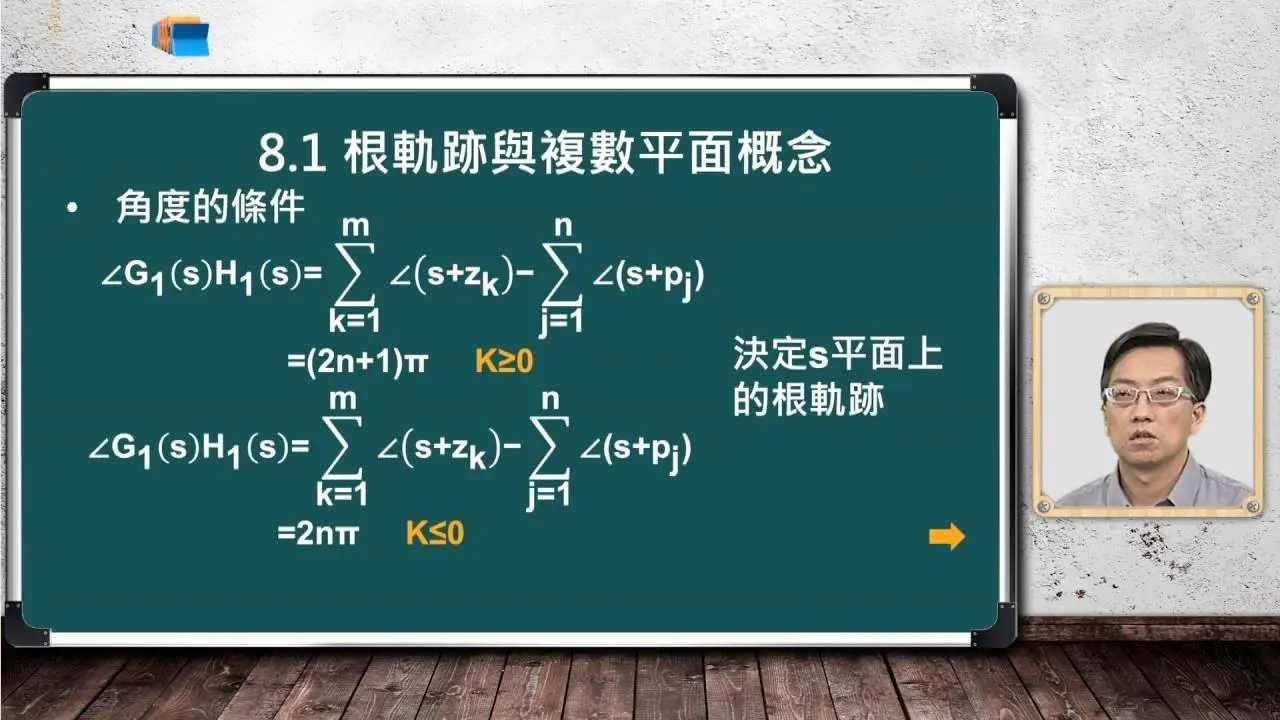 自動控制_毛偉龍_根軌跡分析(I)_根軌跡與複數平面概念