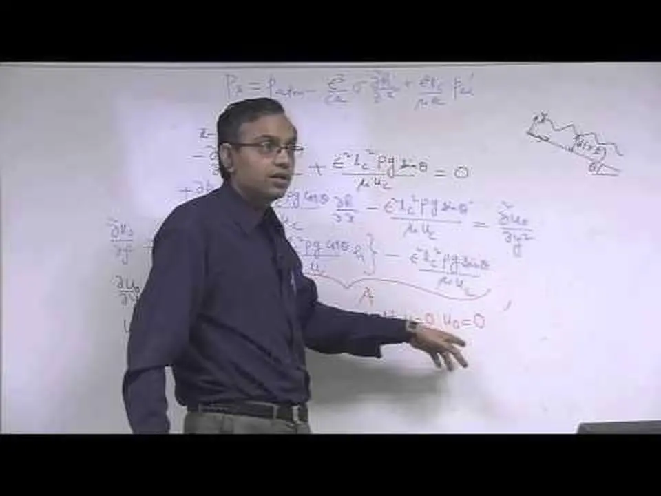 Mod-01 Lec-31 Thin Film Dynamics (Contd.)