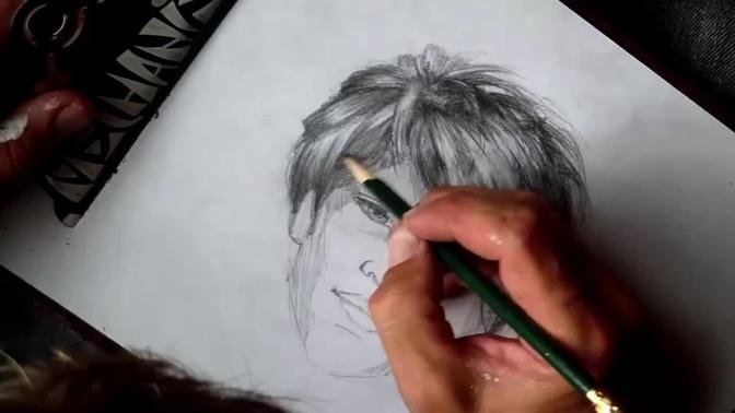 How to draw hair - Mural Joe