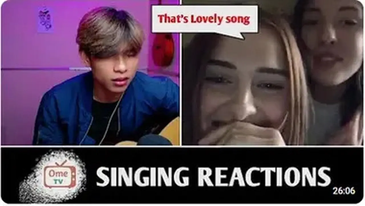 Sing a 🇷🇺 Russian song to a Russian singer, this is her reaction || Singing Reaction OmeTV !! #viral #trending