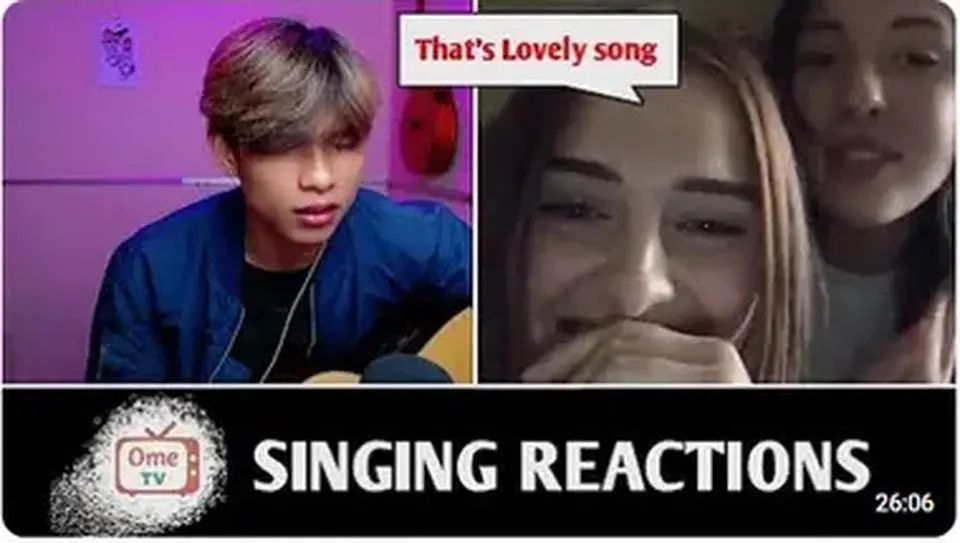 Sing a 🇷🇺 Russian song to a Russian singer, this is her reaction || Singing Reaction OmeTV !! #viral #trending