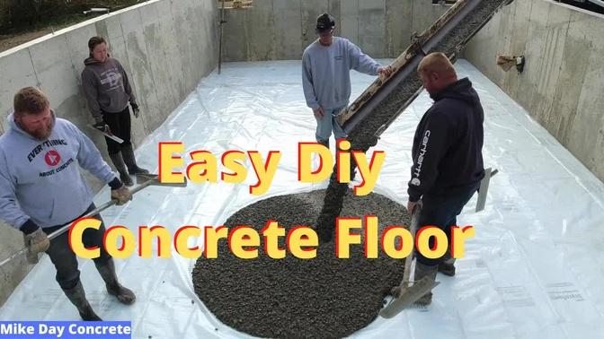 Easy Diy Concrete Floor Pour (We Like These Pours!)
