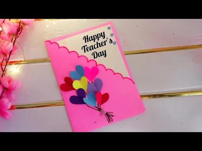 Diy Teacher'S Day Card |Handmade Teachers Day Card | Easy And Beautiful Card  For Teacher