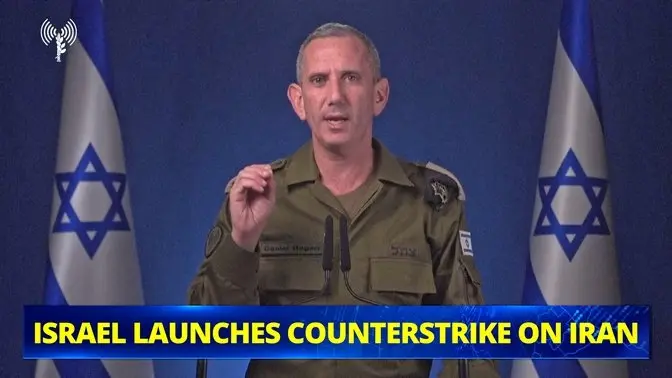 Israel Conducting 'Precise' Counterstrikes on Military Targets in Iran, IDF Says