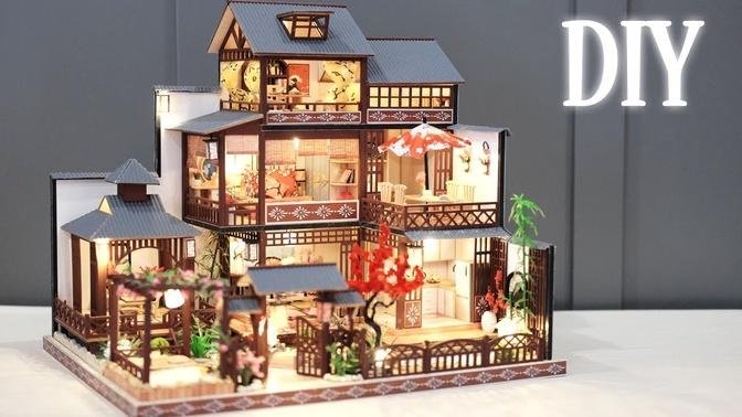 DIY Miniature Dollhouse Kit __ Elegant Spring Garden - Miniature Land