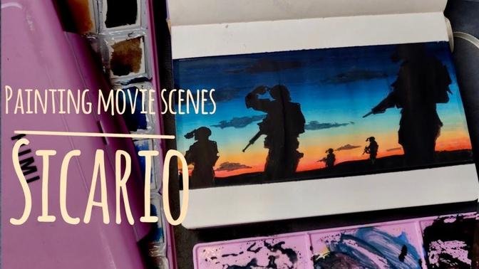 Painting movie scenes - Sicario