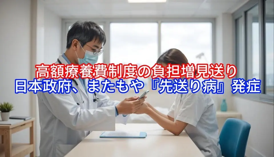 高額療養費制度の負担増見送り,日本政府、またもや『先送り病』発症
