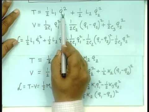 Lecture - 5 Using the lagrangian Equation to Obtain Differential Equations(Part-II)