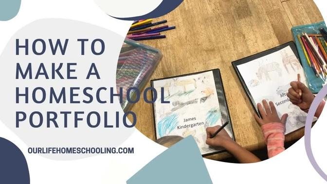 How to Make a Homeschool Portfolio