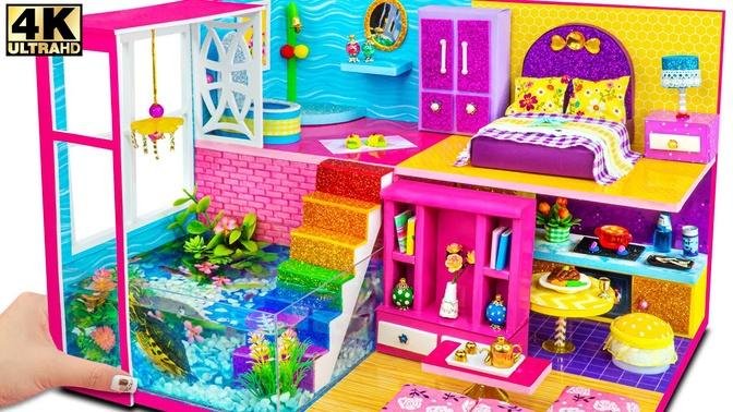 DIY Miniature Cardboard House #242 ❤️ How To Make Cardboard Miniature House | Colorful, Cute, Lovely
