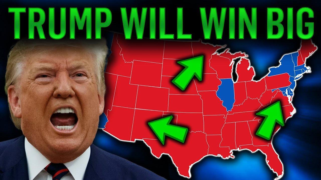 Trump's Path To A 2024 Election LANDSLIDE! (Map Projection)