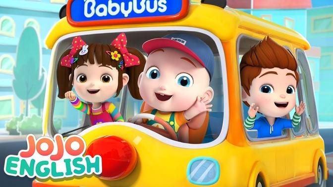 The Wheels on the Bus | Sing Along | Nursery Rhymes & Kids Songs | JoJo English - Family Playroom