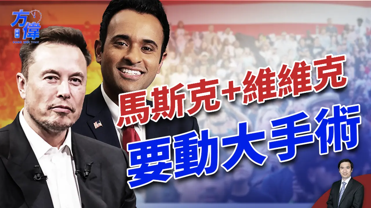 馬斯克和微微克執掌的DOGE部，發佈行動方案！｜2024美國大選｜方偉時間 ｜ 11.25.2024