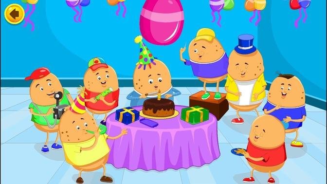 One Potato, Two Potatoes _ English Nursery Rhymes for Kids _ Numbers Song for Children by BooBoo