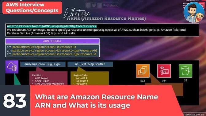 83 What are Amazon Resource Name ARN and What is its usage