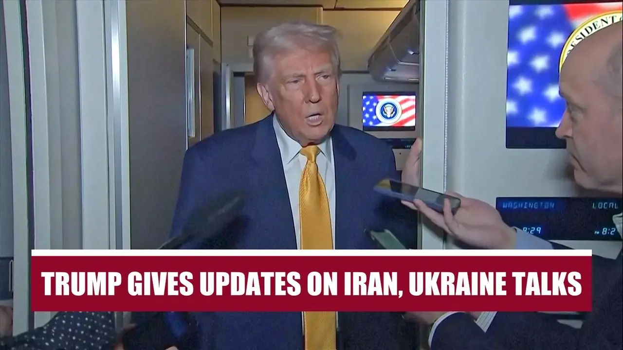 Trump Says Iran Talks 'Going OK,' Ukraine-Russia Talks at 'Put Up or Shut Up' Moment