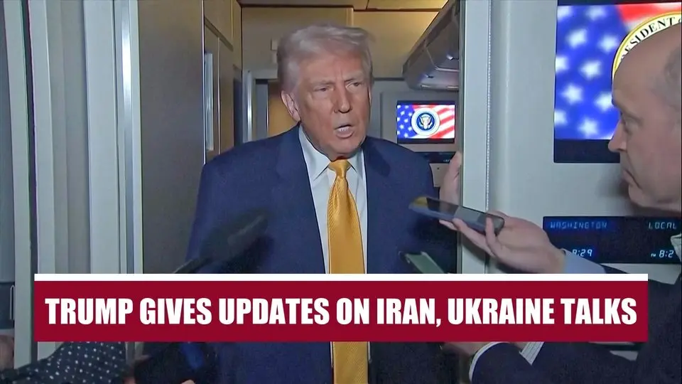 Trump Says Iran Talks 'Going OK,' Ukraine-Russia Talks at 'Put Up or Shut Up' Moment