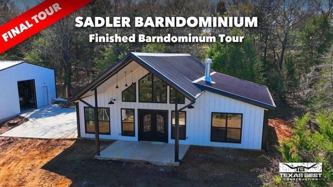 Sadler Barndominium Home Finished Tour  Texas Best Construction