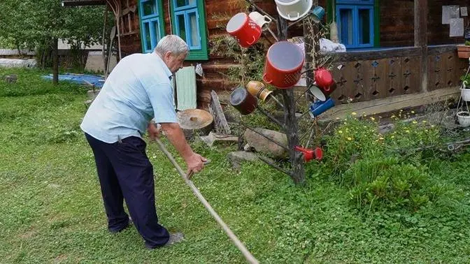 Magical Transylvanian village in the Carpathian Mountains
