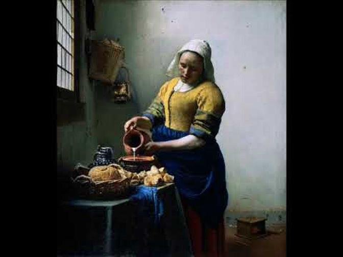Johannes Vermeer's "The Milkmaid"