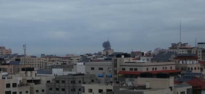 Israeli airstrikes on Gaza City after deadly West Bank raid sparks rocket fire
