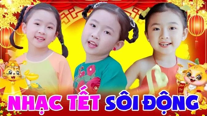 Nhạc Tết Thiếu Nhi Sôi Động Cho Bé - Bé Thương Ông Địa - Bé Đón Tết Sang