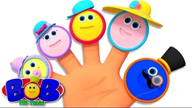 Finger Family   Nursery Rhymes For Children   Baby Songs by Bob The Train