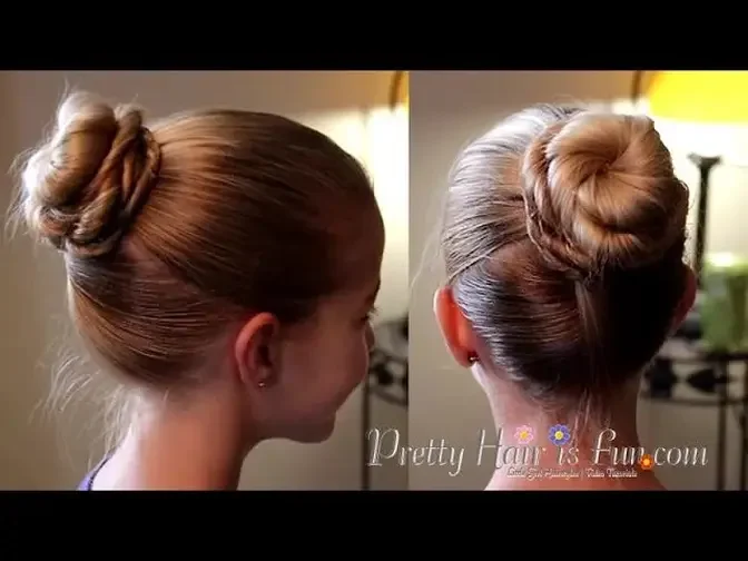How To: Easy Hair Bun { 5 min hairstyle} | Pretty Hair is Fun