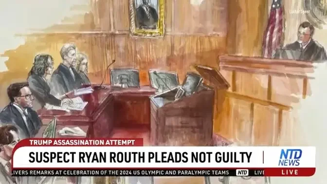 Trump Gunman Ryan Rough Pleads Not Guilty