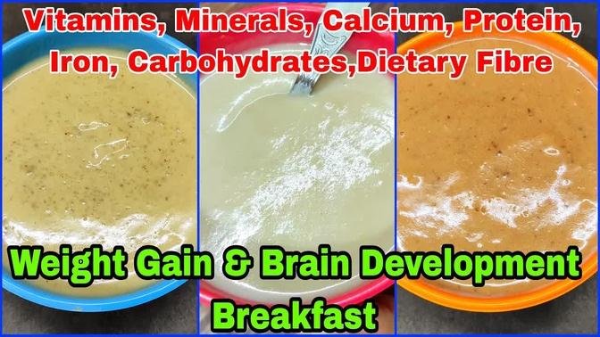 Baby Food Recipes For 7 Months to 18 Months | Weight Gaining And Brain Development | Kids Food Bites