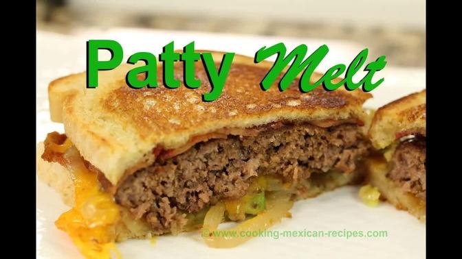 How To Make A Patty Melt With Avocado, Bacon, Cheese, Caramelized Onion | Rockin Robin Cooks