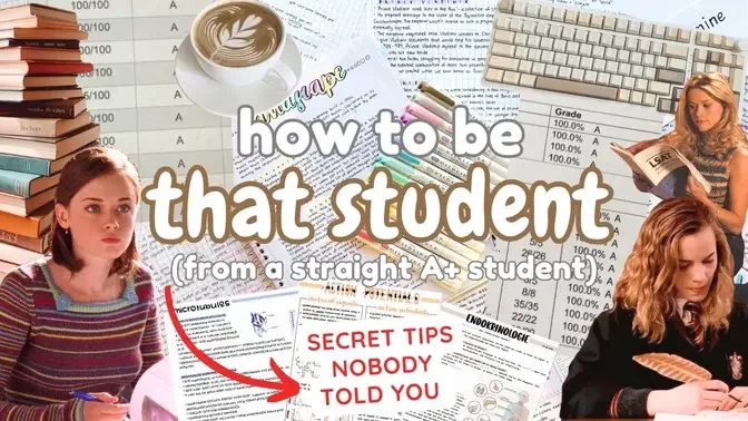 Become a top 1% student ✨ study tips, organization hacks, and motivation to always get straight A's