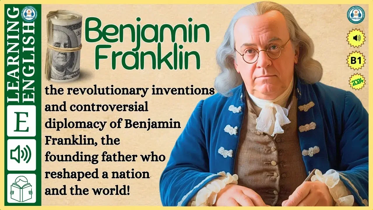 interesting story in English 🔥  Benjamin Franklin🔥 story in English with Narrative Story