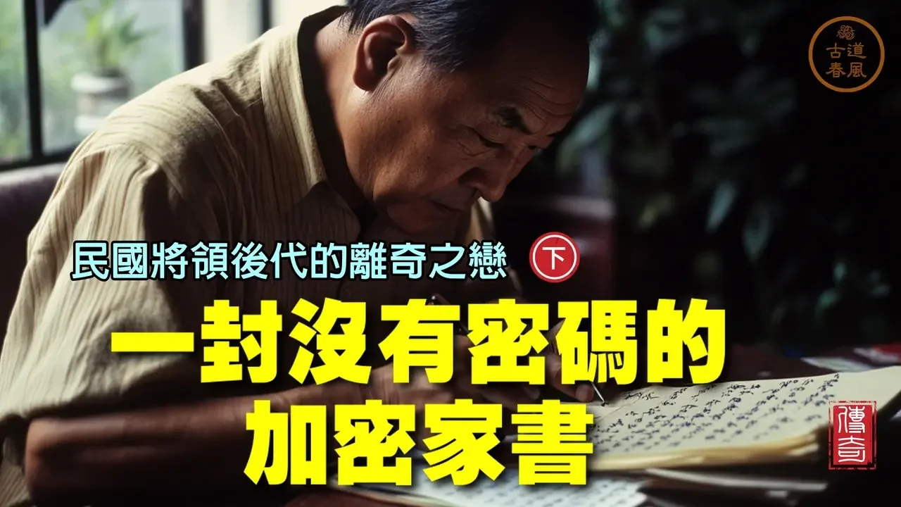 【真實故事 首次曝光】這位黃埔軍校的才子，寫了一封沒有密碼的加密家書。究竟是如何加密的？【#古道春風_GJW 獨家 #gjwexclusive #歷史】