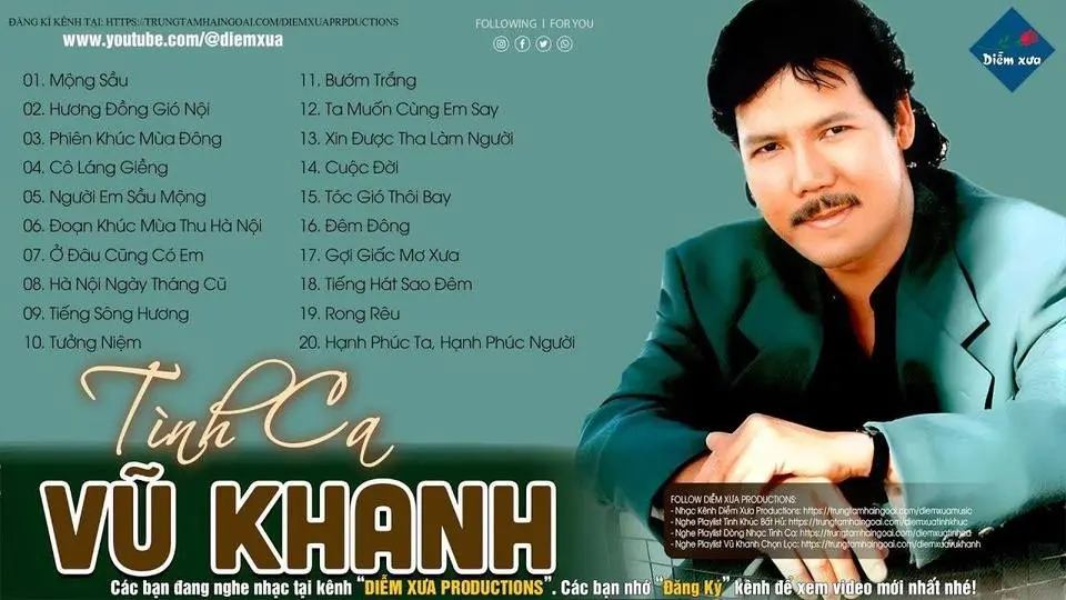 Vũ Khanh Chọn Lọc - Dòng Nhạc Tình Ca - Tình Ca Hải Ngoại Vạn Người Mê Mẩn Lòng Người