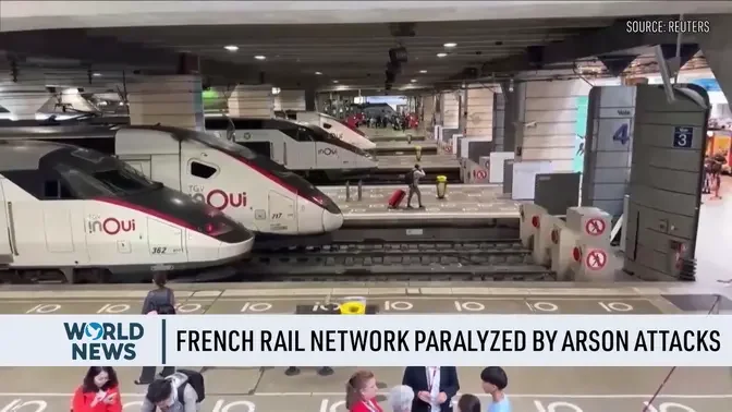 French High-Speed Rail Network Paralyzed Hours Before Olympics