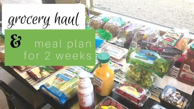 Weekly Grocery Haul and Meal Plan for 2 Weeks {03.29.18}