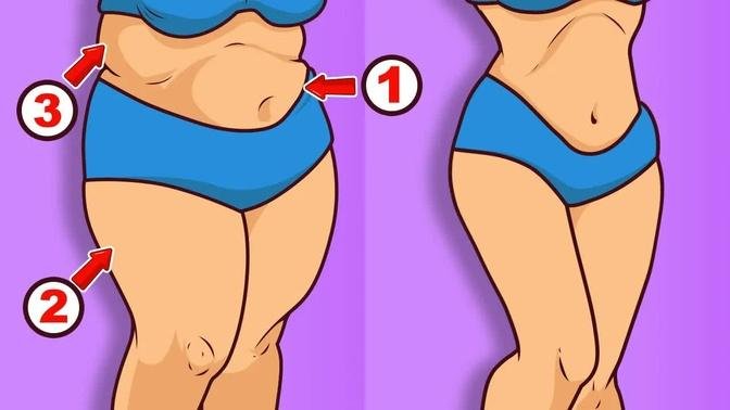 TOP BEST WORKOUT FOR BELLY + THIGHS + WAIST - DO THIS FOR 2 WEEKS AND LOOK IN THE MIRROR