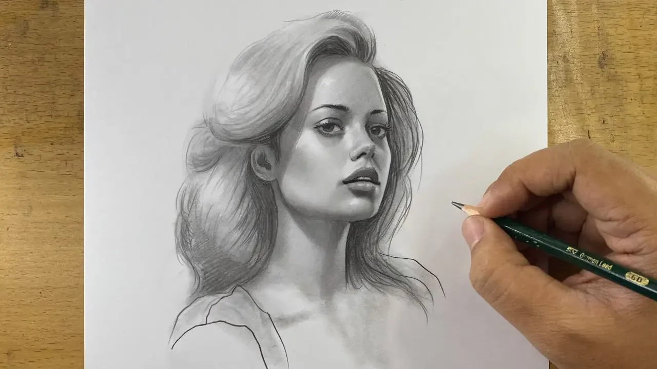 Drawing Pencil Demonstration ( graphite)