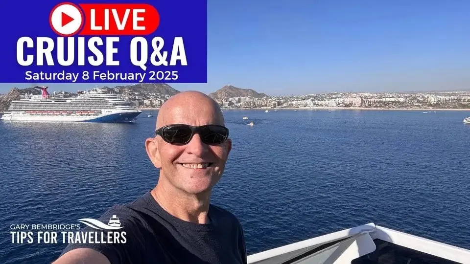 Cruise Q&A Live: Saturday 8 February 2025: 9am PT / Noon ET / 5pm UK
