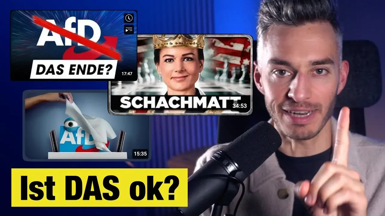 Wie ICH & Politik-YouTuber sich Clicks unterwerfen