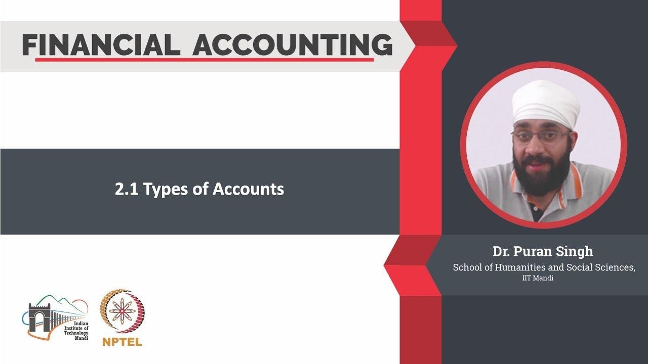 2.1 Types of Accounts