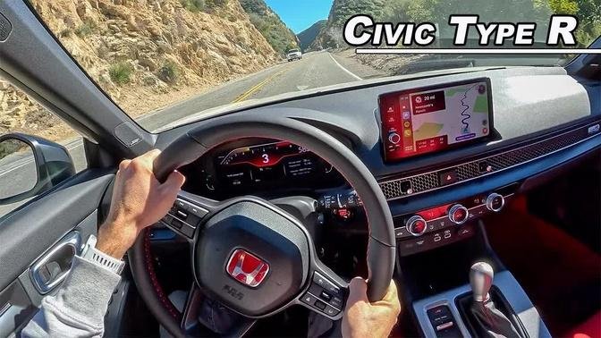 Driving the 2023 Honda Civic Type R to the Best Car Meet in America - (POV Binaural Audio)
