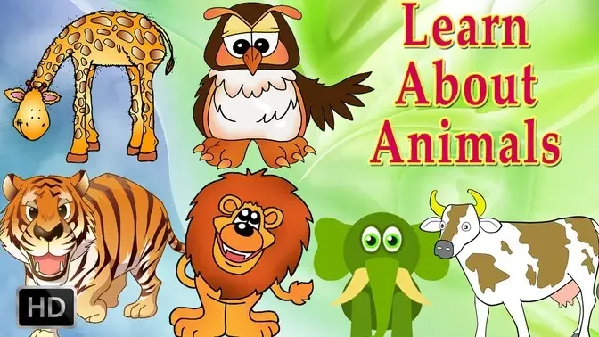 Learn About Animals - Animal Sounds - Learning Animals For Toddlers - Zoo  Animals.